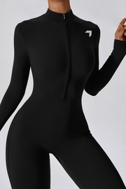 Activate Long Sleeve Jumpsuit Black